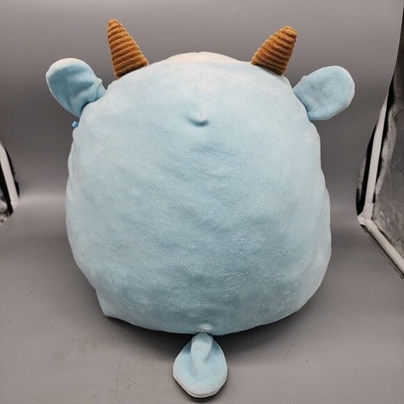 Squishmallows Hug Me 14" DOMINGO The Bull Plush Easter Blue - Picture 3 of 4